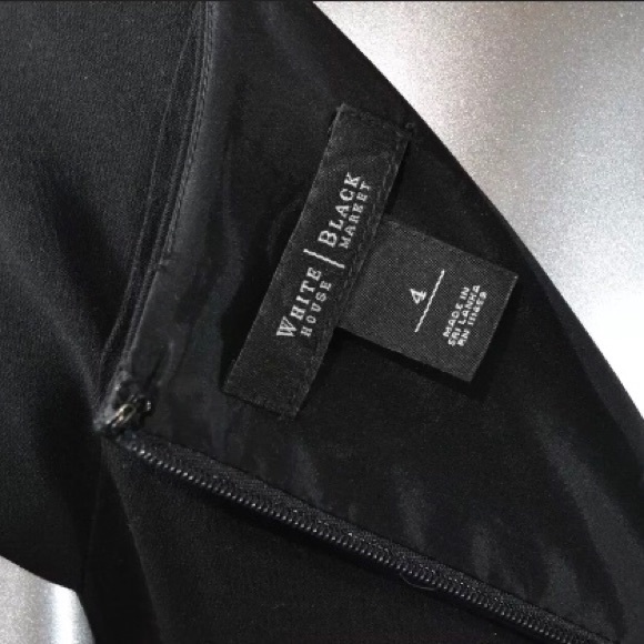 White House Black Market Women’s Small Black Dress - Picture 11 of 12